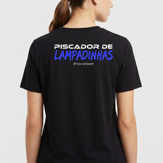 "Camiseta Piscador de Lampadinhas" Camiseta Premium Unissex