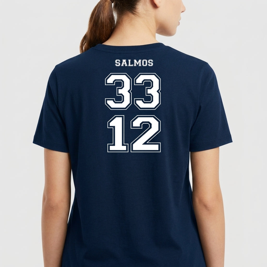 "College Azul Marinho" Camiseta Premium Unissex