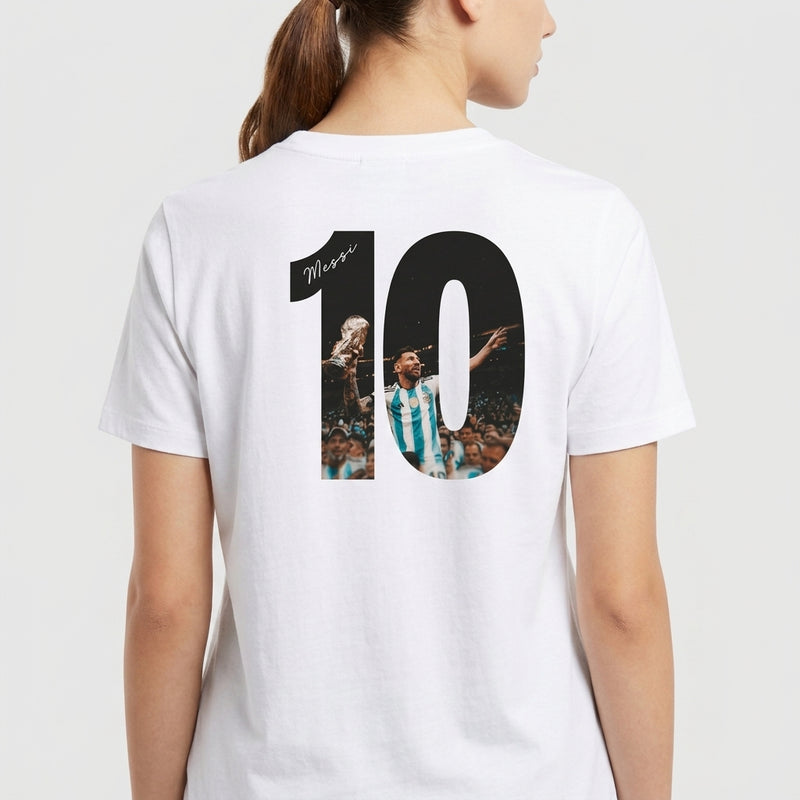 "Camiseta Messi - LEGACY - Numbers Series" Camiseta Premium Unissex