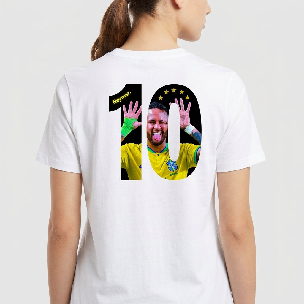 "Camiseta Neymar 10 - LEGACY - Numbers Series" Camiseta Premium Unissex