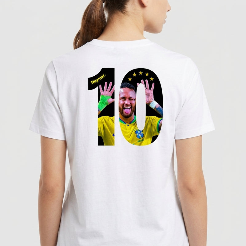 "Camiseta Neymar 10 - LEGACY - Numbers Series" Camiseta Premium Unissex