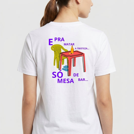 "e pra matar a tristeza" Camiseta Premium Unissex