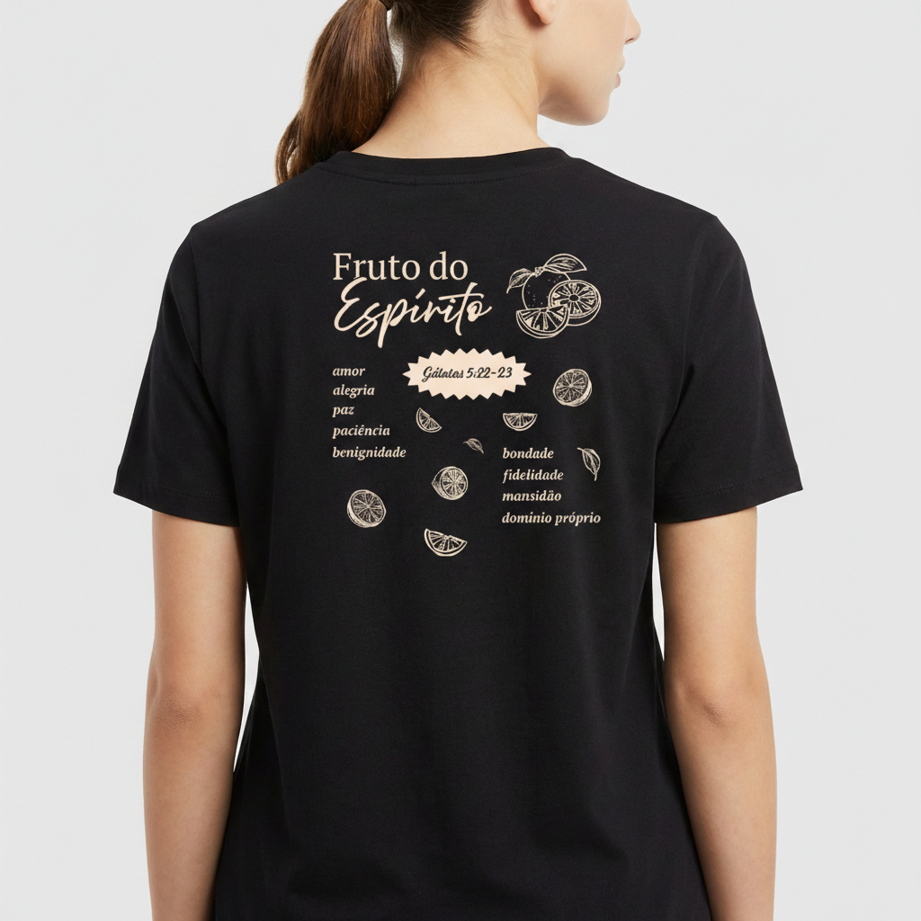 "Camisa Fruto do Espírito" Camiseta Premium Unissex