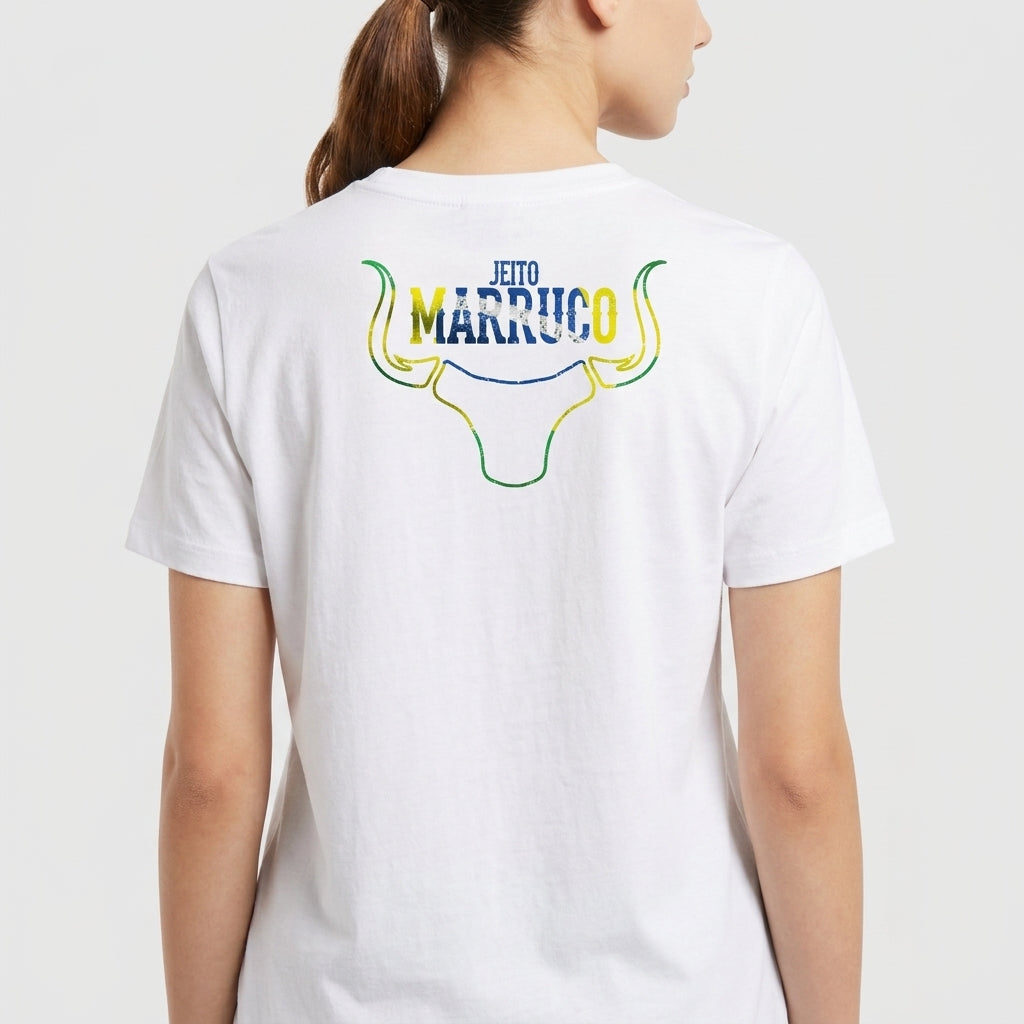 "Camiseta Jeito Marruco Orgulho do Brasil" Camiseta Premium Unissex
