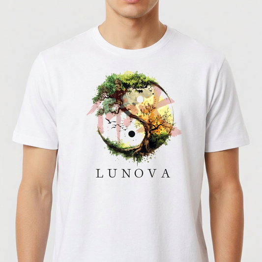 "LUNOVA - Equilíbrio da Grandeza" Camiseta Premium Unissex