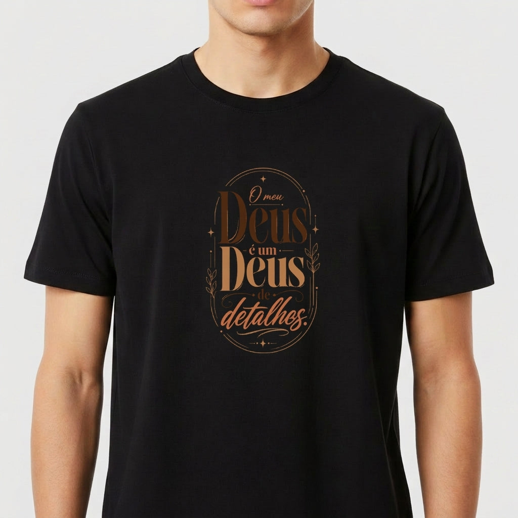 "Deus de detalhes" Camiseta Premium Unissex
