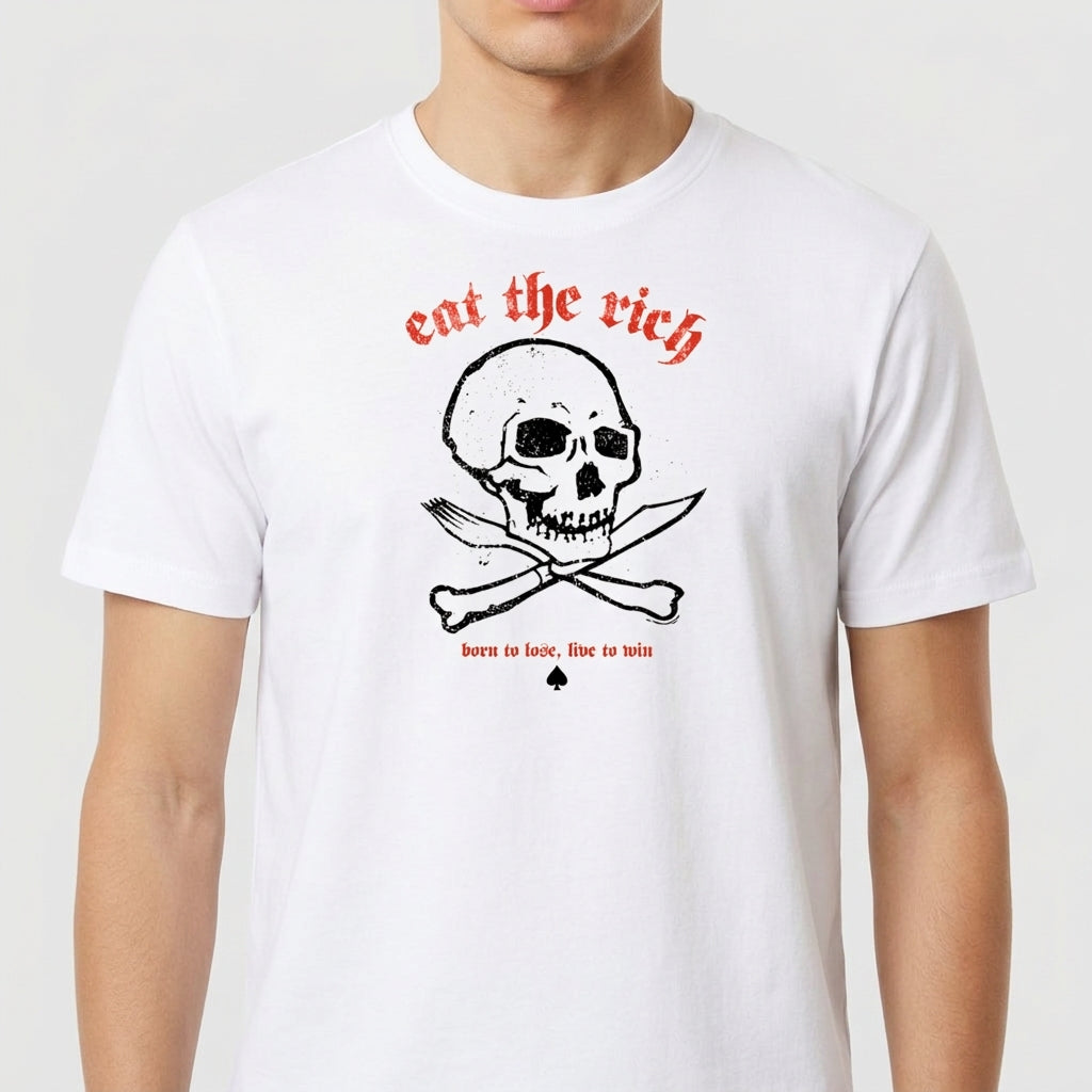 "EAT THE RICH { MOTORHEAD } - dngrzdyz" Camiseta Premium Unissex