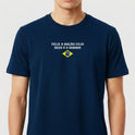 "College Azul Marinho" Camiseta Premium Unissex