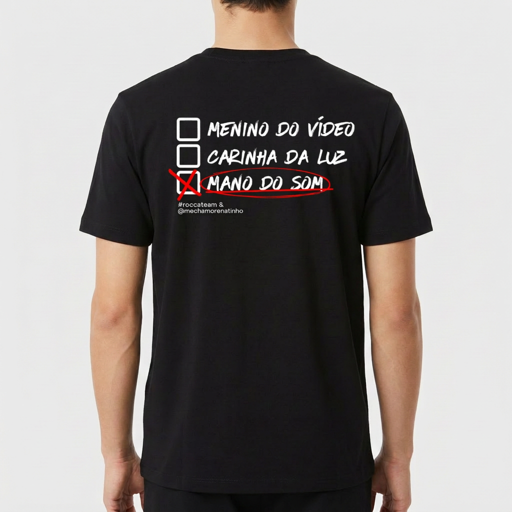 "Camiseta Checklist (SOM)" Camiseta Premium Unissex