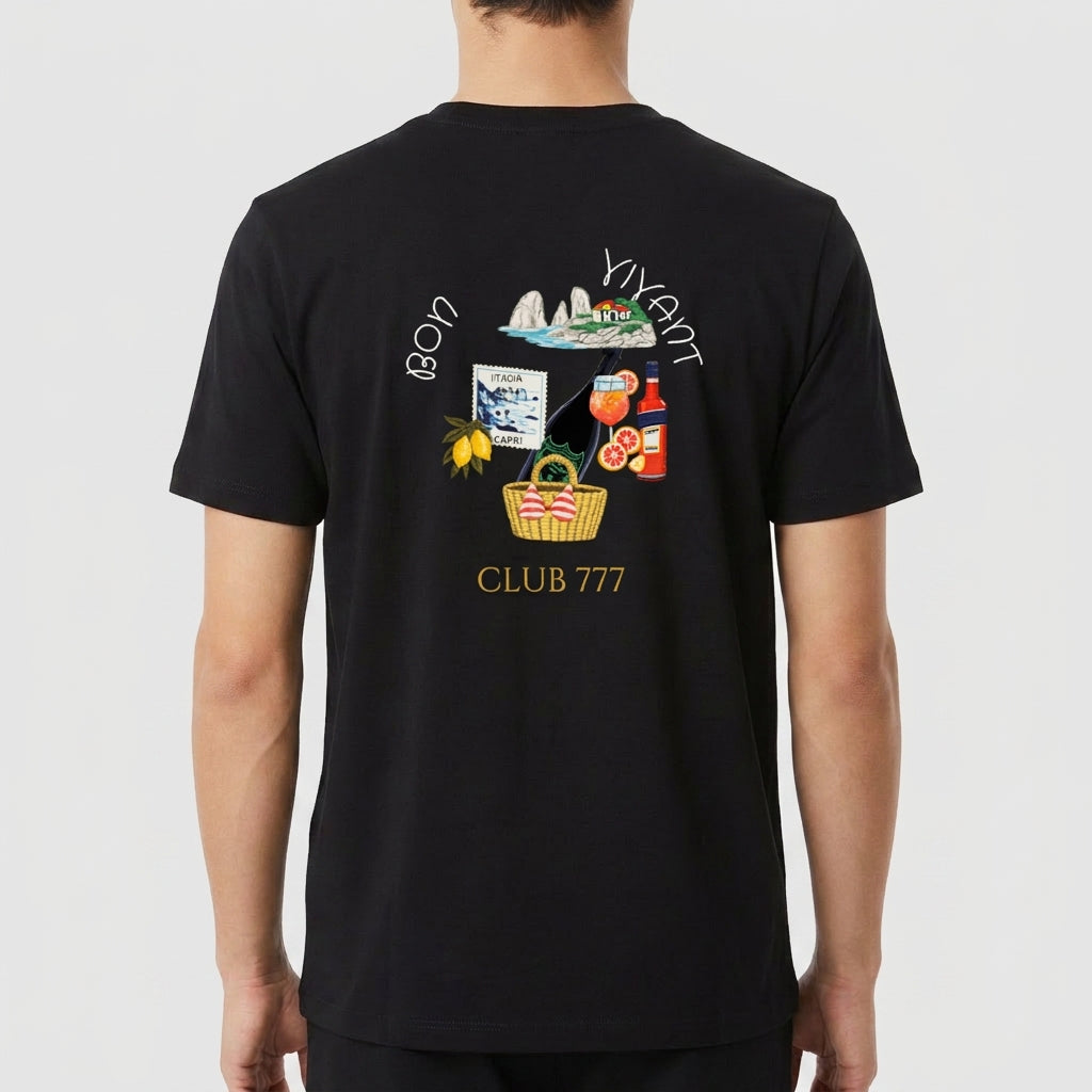 "CLUB 777 BON VIVANT" Camiseta Premium Unissex