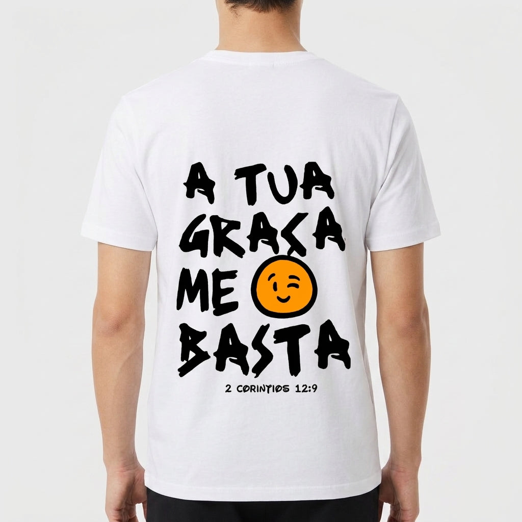 "A tua graça me basta" Camiseta Premium Unissex