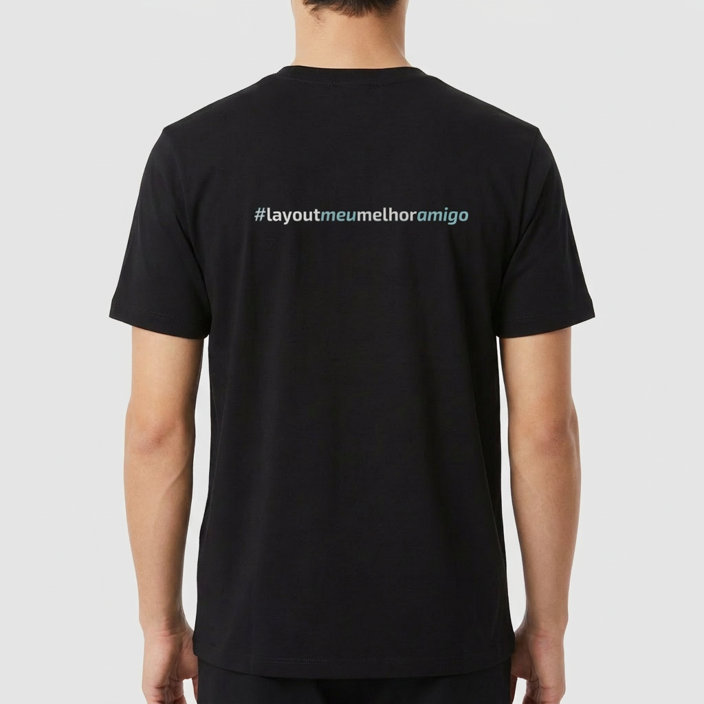 "Camiseta Layout" Camiseta Premium Unissex
