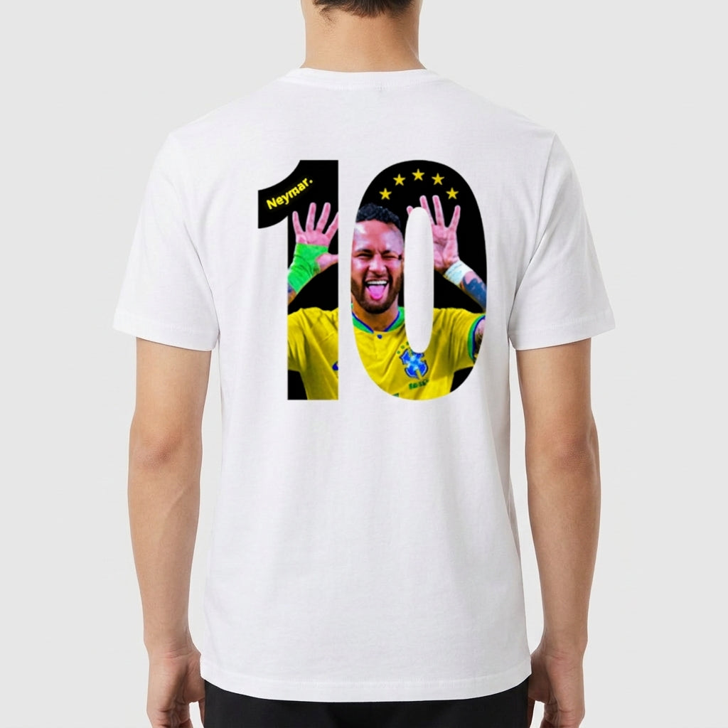 "Camiseta Neymar 10 - LEGACY - Numbers Series" Camiseta Premium Unissex